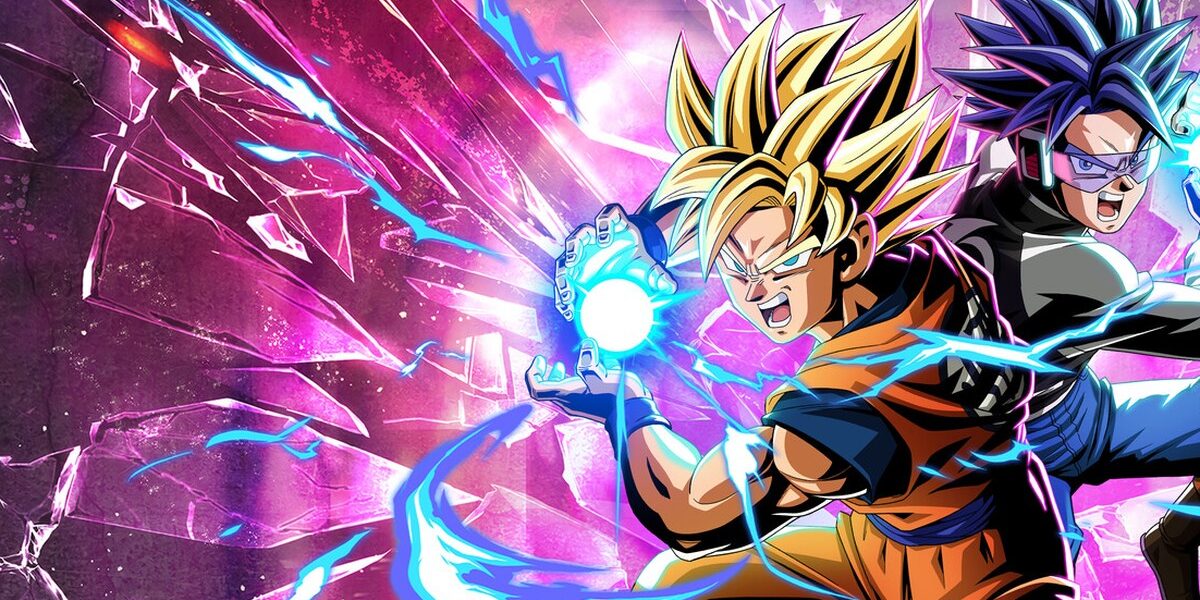 Dragon Ball Xenoverse 2'nin resmi görseli: enerji saldırısı hazırlayan Süper Saiyan Goku