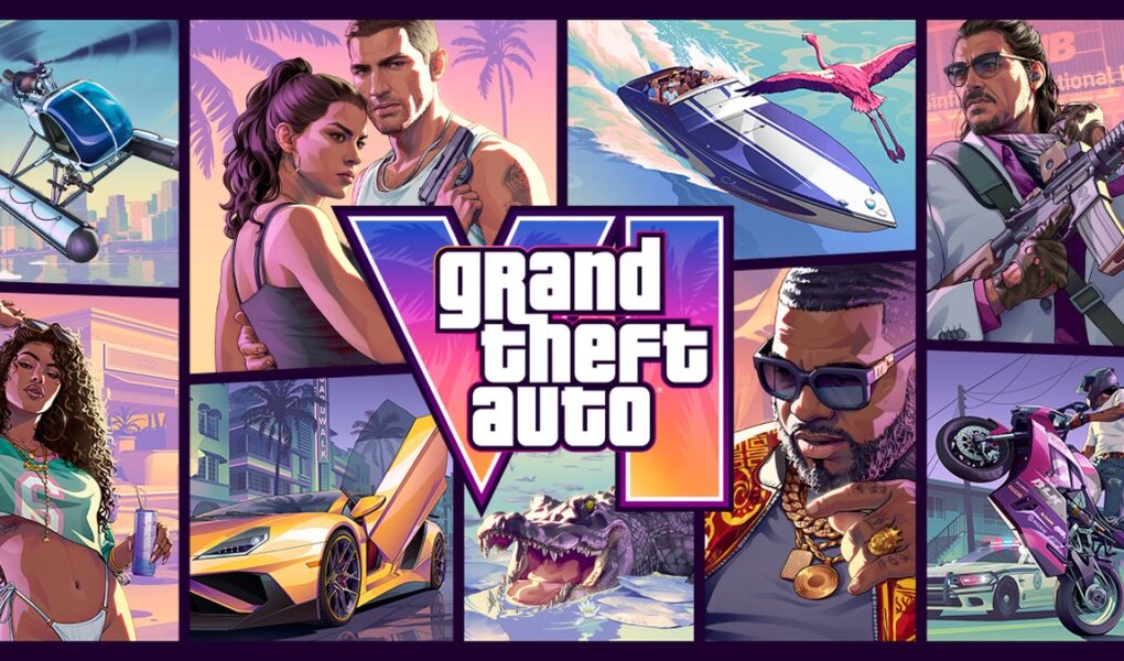 GTA 6 resmi Rockstar Games sanat eseri — Leonida ve karakter panoları