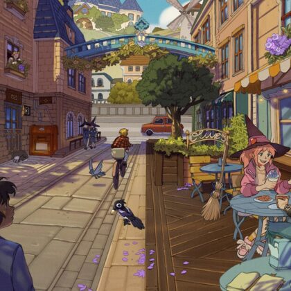 Witchbrook'un resmi görseli: Mossport kasabasında cadı öğrenciler
